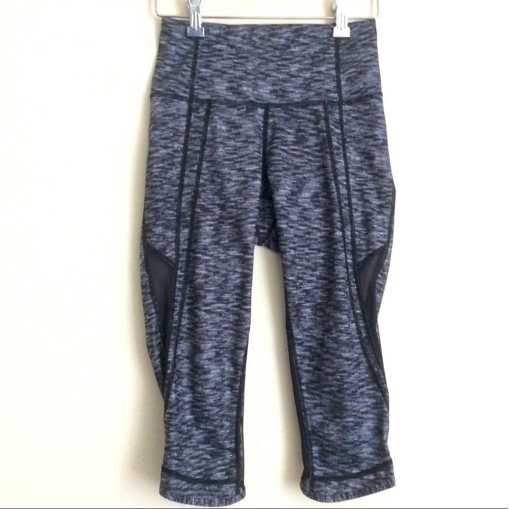 Lululemon Spacedye Cropped Vented Leggings Size 4 Run Activewear Workout